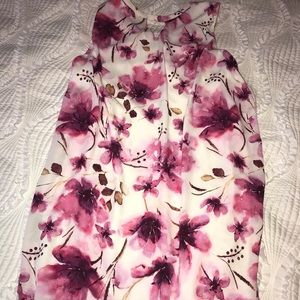 Floral mid thigh dress